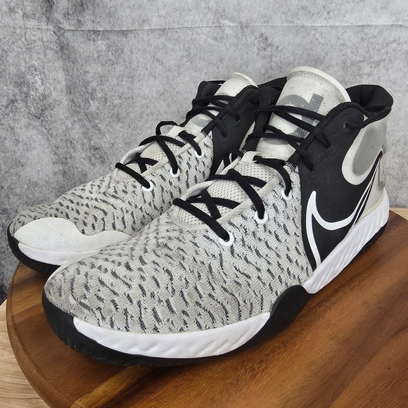 Nike‎ KD Trey 5 VIII Basketball Shoes Mens 14 White Black Sneakers CK2090-101 - Picture 5 of 11